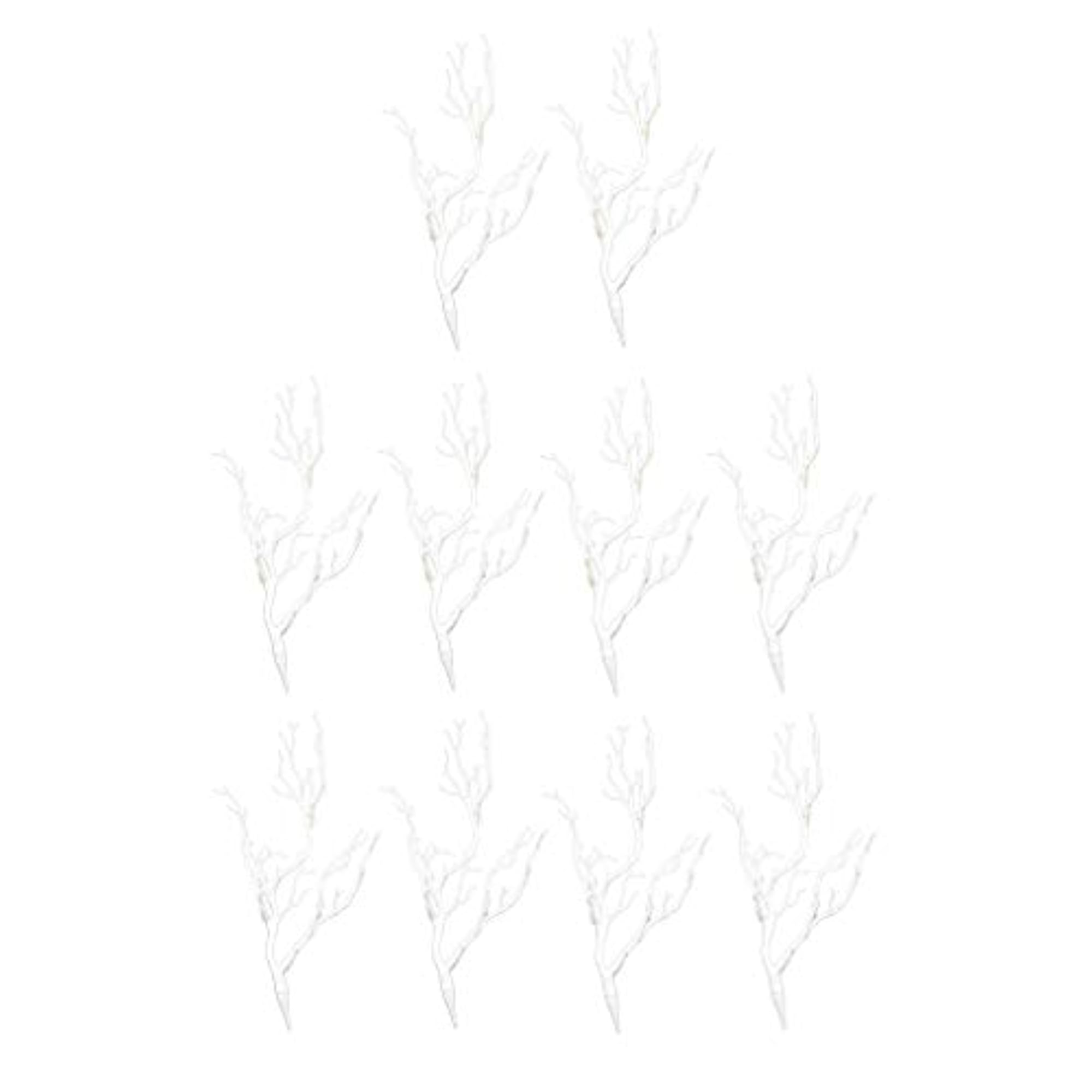 10pcs Simulation Artificial Branches Small Trees Branch Table Decor