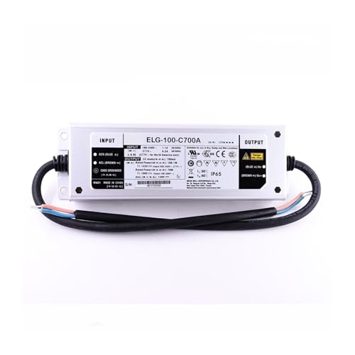 Pilote LED 100W 700mA ELG-100-C700A-3Y transformateur étanche IP65 tension 71-143V réglable