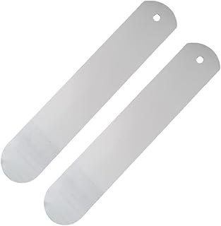 2 Pieces Sock Jig Straight Sock Jig Metal Sock Board Metal Straight Sock Jig Heat Press Transfer Sublimation Printing Socks Accessory(Sliver)