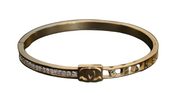 STYLE KRAFT Exclusive Women Jewellery Chanel Half Cubic Zircon Daimond Bracelet for Girls Kada Bangle Rose Gold Bracelet For Girls Women Velentine Gift (B0DBQGRWZL) Amazon Price History, Amazon Price Tracker
