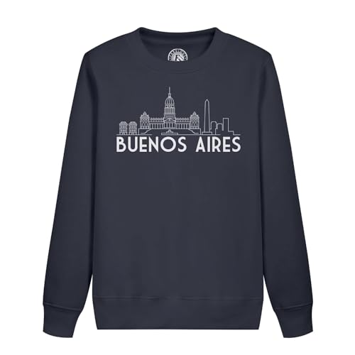 Sweatshirt enfant Buenos Aires en coton style carte postale Argentine