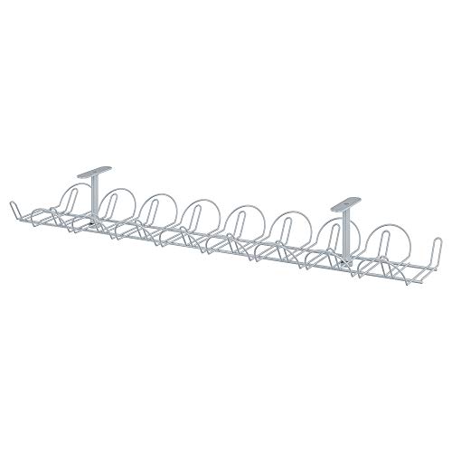 IKEA SIGNUM - Canal para cables horizontal, 70 cm, color plateado