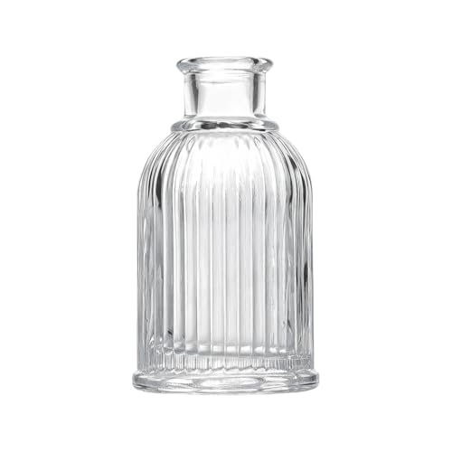 TUPANDY 100ml/3.3oz Empty Clear Glass Diffuser Bottle Aromatherapy Container Essential Oils Fragrance Accessories DIY Replacement Reed Diffuser Sticks