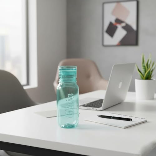 Image of Fridge Bottle Set | 350ml BPA Free Plastic Water Bottle | Hygienic, Leak-Proof, Food Grade, Non-Toxic, Odorless | Ideal for Home, Office, Travel & Fridge Use (multicolour, 350, Milliliters)