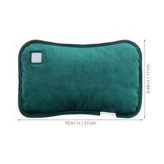 ORFOFE Scaldamani USB Ricaricabile Elettrico Portatile Scalda Mani Senza Acqua con Temperature Regolabili Morbido Traspirante per Ufficio e Viaggi Colore Verde