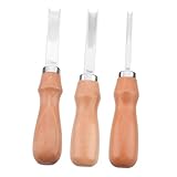 Conception multifonctionnelle : utilisez-le comme biseauteuse de bord artisanal, outil d'épluchage du cuir ou outil de roulage pour obtenir des résultats idéaux dans les travaux de cordonnier, de ceinture et d'artisanat du cuir, outil de coupe de bord en cuir, outil de coupe de sangle en cuir