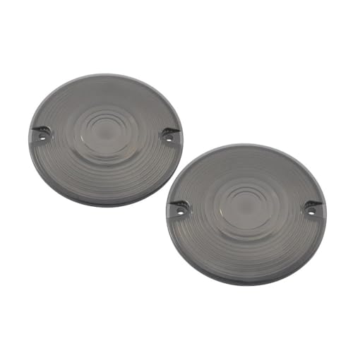 Lentille de feu clignotant moto de finition précise pour Touring et Glide - 5