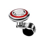 YFFSFDC 車両 車用 ハンドル ハンドルスピンナー ハンドルノブ ノブ スピナー グリップ ハンドル操作 カーアクセサリー 運転 カー用品 自動車小物 ハンドル補助 便利グッズ 運転補助 取付キット付き 赤