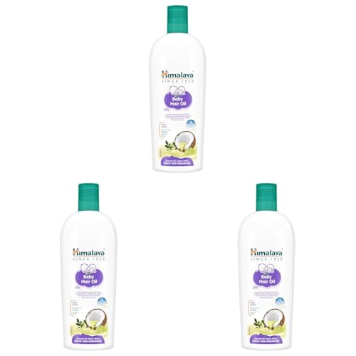 Image of Himalaya Baby Hair Oil with Amla, Sesame & Coconut oil - 200ml | No.1 Doctor Prescribed (Pack of 3)