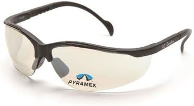 Pyramex Safety Glasses - Venture Ii Bifocal Safety Glasses - Indoor/Outdoor Lens - +2.0 Lens