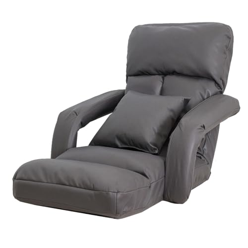 Fauteuil de sol pliable vert avec dossier réglable 5 positions
