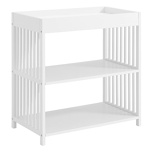 Image of Oxford Baby Essentials Changing Station with Round Spindles, White