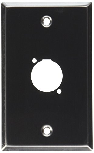 Seismic Audio SA-PLATE41 Single Gang Stainless Steel Wall Plate for 