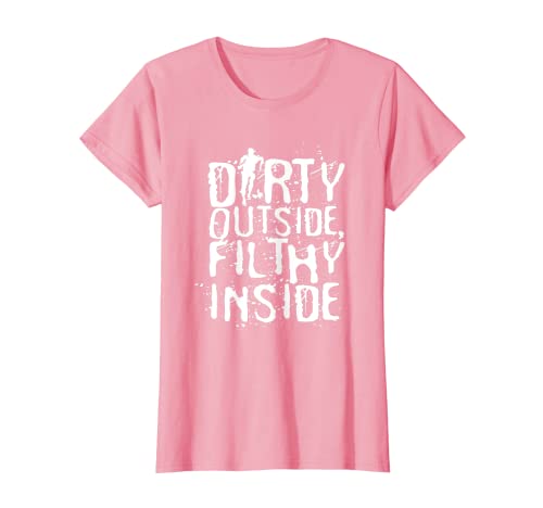Mud Run Camisas para mujer Rosa | Chicas Pink Mud Run Camiseta