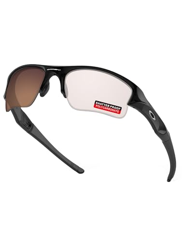 Image of PRO+ Polycarbonate Replacement Lenses & Rubber Kits /Nose Pads for Oakley Flak Series Sunglasses