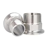 1 Szt. Adapter Próżniowy Z Gwintem Zewnętrznym KF16 ~ KF50, Złącze Pompy Próżniowej Z Kołnierzem Ze Stali Nierdzewnej 304, Złącze Rurowe Z Gwintem Zewnętrznym, Odporne Na Korozję(KF16-3point)