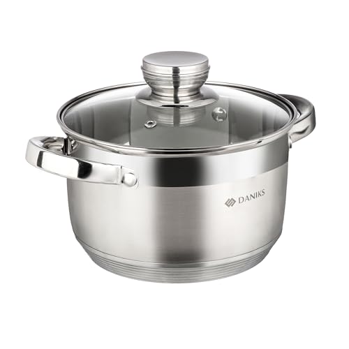 Daniks Standard 2 Quart Stainless Steel Stock Pot
