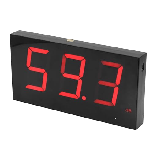 Digital Sound Level Meter, High Accuracy, USB Wall Mounted Decibel Meter for Industrial Noise Monitoring, Easy to Use and Portable, Wide Measuring Range for Club, Office, Hospitals