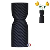 vase dome france 📏 DIMENSION DU VASE : 18 cm de hauteur, 6,5 cm de largeur en bas et ouverture en haut de 5,5 cm, parfait pour mettre en valeurs vos fleurs lego et fleurs sechees naturelles.