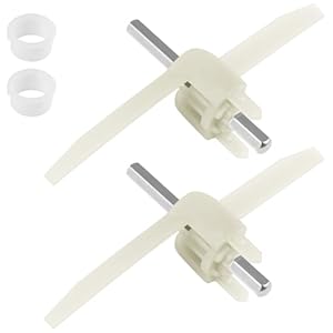 2 x Mitnehmer Flügelrad 160mm 630760 für Bosch Küchenmaschine MUM5 MUMS MUMV MUZ5, HomeProfessional, VeggieLove Durchlaufschnitzlerflügel für Küchenmaschine