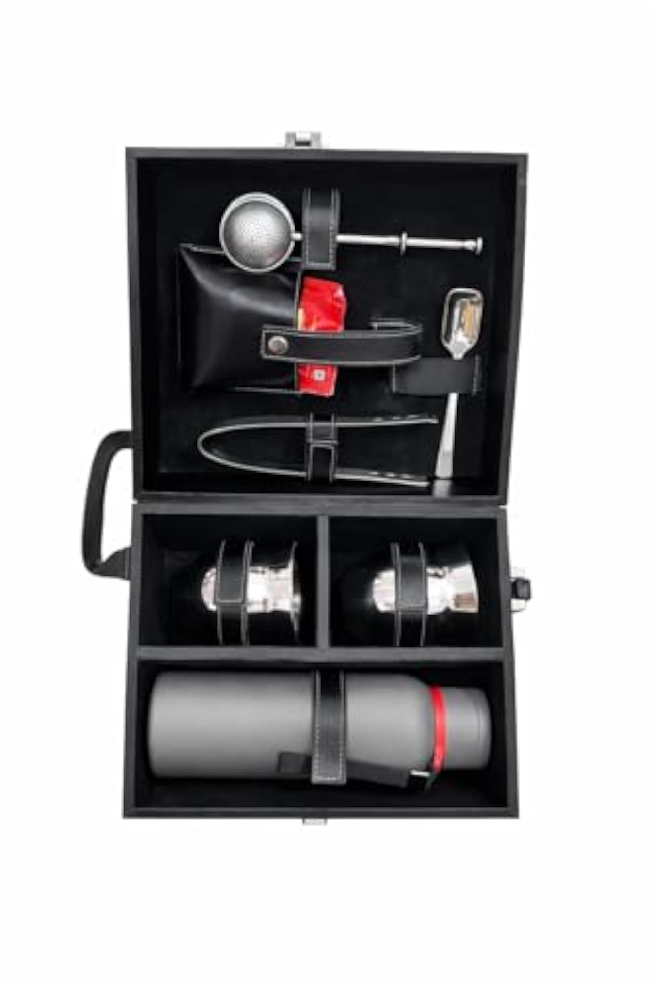 Portable Tea and Coffee Gift Box, Premium Travel Set