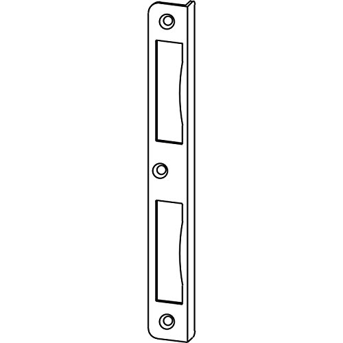 Dorma Glas - Winkelschließblech 11313 Falztiefe 24 mm Messing vernickelt matt Glastürbeschlag Zubehör dormakaba