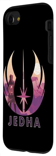 Cadeau Star Wars coque iPhone SE 7 8 motif Jedi Order Jedha
