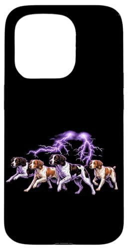 Brittany Vintage 90s Dog Lover 80's Brittany Owner �����Y ���f�B�[�X �X�}�z�P�[�X iPhone 15 Pro �p