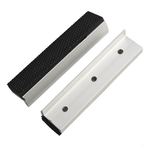 Mâchoires d'étau souples pour couvercles, tampons en aluminium de 0,9 cm, 1,9 cm, 1,5 cm, 15,2 cm, 15,2 cm, protection multifonction pour étau en métal, avec aimants puissants intégrés, design en