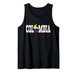 Colombia Trikot Liebe Kolumbien Flagge Kolumbianisches Tank Top