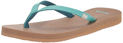Sanuk Women's Yoga Spree 4, Turquoise, 8 #TOP6