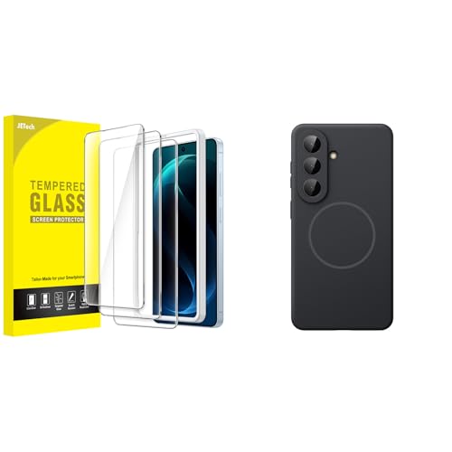 Protection Écran Samsung S26 et Coque Silicone JETech pour le Quotidien