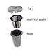 Reusable Coffee Holder and Filter Set, Grey 3 part with filter basket works with Keurig My K-Cup Home brewers by PureWater Filters