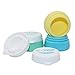 Silicone Travel Containers 30 Milliliter, Pill Case or Cosmetic Case with Sealed Lids Pack of 3