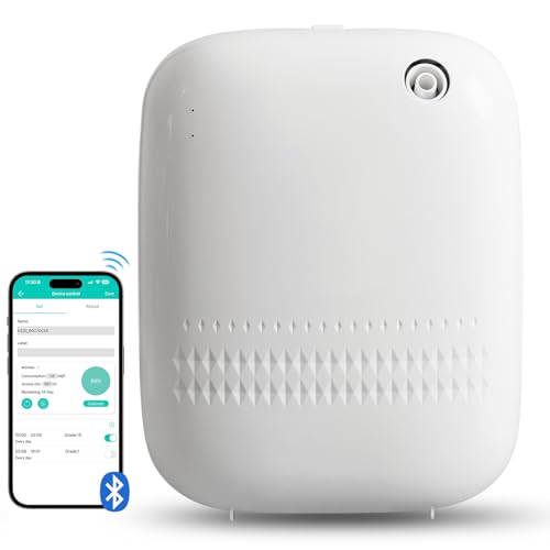 Difusor aromático eléctrico con control app y 400 ml blanco
