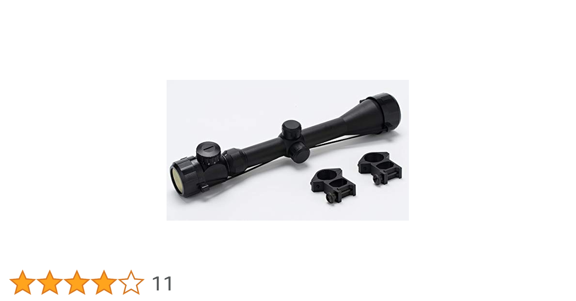 Amazon | ライフルスコープ 3-9x40EG 光度11段階輝度調整 20mm