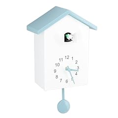 Cuckoo Clock, Bird Voice Call Stylish Bird House Wall Clock Decorative with Clock Pendulum, Tiny photo Cuckoo Clock, Bird Voice Call Stylish Bird House Wall Clock Decorative with Clock Pendulum, Tiny