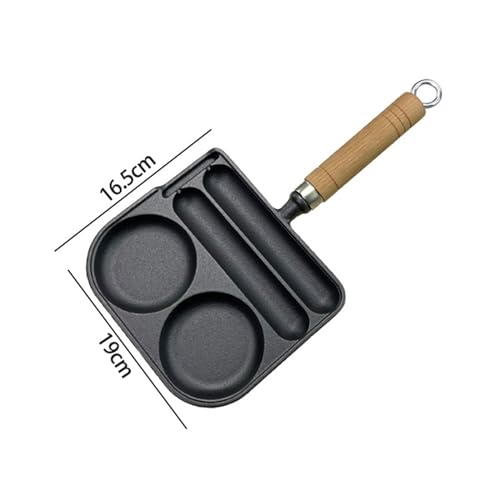 Poêle à omelette 4 compartiments pour cuire sans mélanger - 4