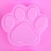 2 PACK Combo Mini & large Silicone DOG Pet Animal Paw Print Ice Cube Chocolate Soap Candle Tray Mold Party maker