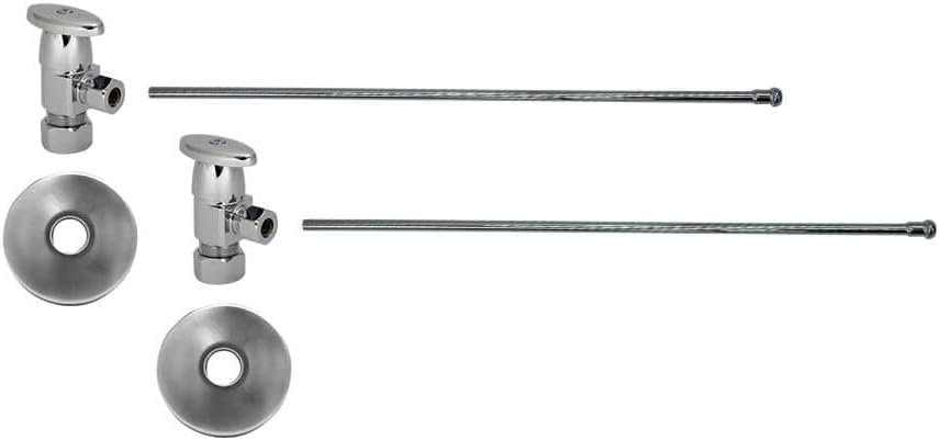 Mountain Plumbing MT6930-NL-CPB Polished Copper Universal Lavatory Supply Kit - Angle