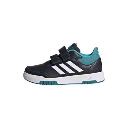 adidas Tensaur Hook and Loop Shoes, Zapatillas, Carbon/FTWR White/Arctic Fusion, 38 EU