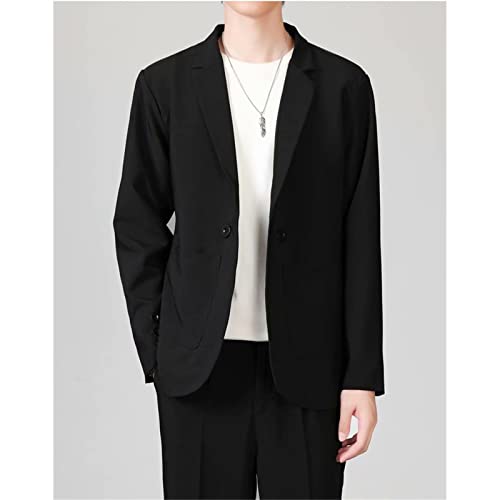 Men's Casual Suit Spring and Autumn Fashion Simple Business Slim Long-Sleeved Suit4