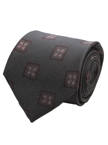 [ラルディーニ] メンズ ネクタイ シルク100％ 柄 LDCRC8PA66138 グレー/- [並行輸入品]