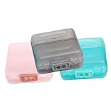 Hohopeti 3 Stück Teiliges Kompaktes Medikamentenbox mit Fächern Wasserdichte Haushalts...