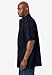 KingSize Men's Big & Tall Short-Sleeve Pocket Sport Shirt - 3XL, Black