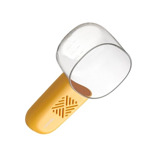 Cucchiaio dosatore, paletta per cibo per animali domestici con bilancia integrata, strumento multifunzionale per gatti, cani, polvere, soia e uso domestico in cucina, con un materiale leggero in ABS