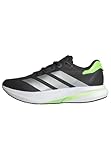 adidas Uomo Duramo Speed 2 Running Shoes, Carbon/Matte Silver/Lime Burst, 43 1/3 EU