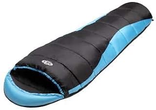 hobbyesport NC2012 - Saco de Dormir Plegable, Color Azul y Negro