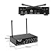 FIFINE UHF Dual Channel Wireless Handheld Microphone, Easy-to-use Karaoke Wireless Microphone System-K036