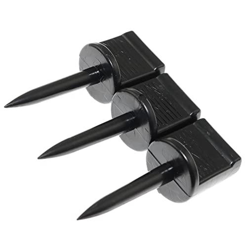 Lind Kitchen 16Pcs Plastic Archery Target Face Pins, Archery Broadheads, Outdoor Shooting Target Nail Pins For Shooting Competitions Exercises Paper Foam Targets, 5.3Cm, Black #TOP3